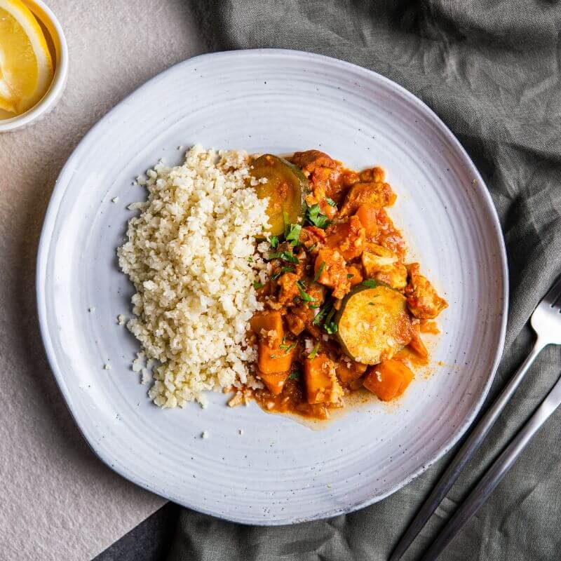 Butter Chicken with Cauliflower Rice Meal
